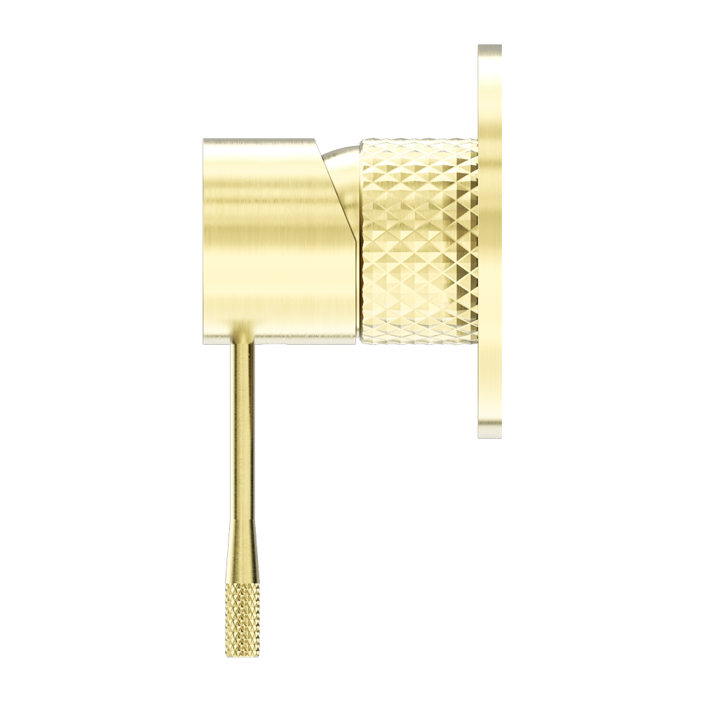 Nero Opal Brushed Gold Shower Wall Mixer