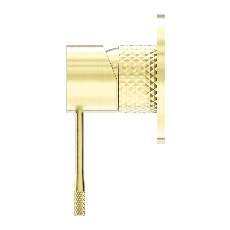 Nero Opal Brushed Gold Shower Wall Mixer