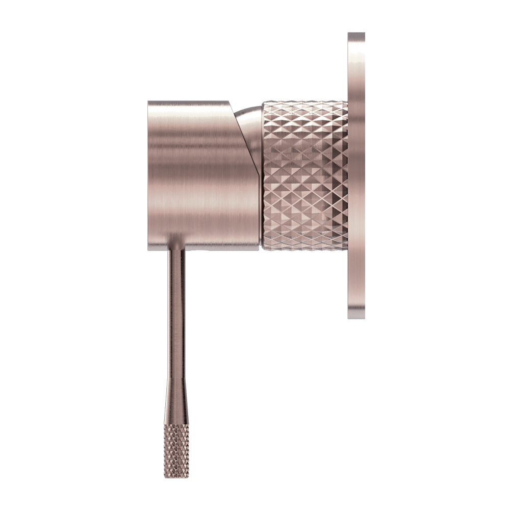 Nero Opal Brushed Bronze Shower Wall Mixer