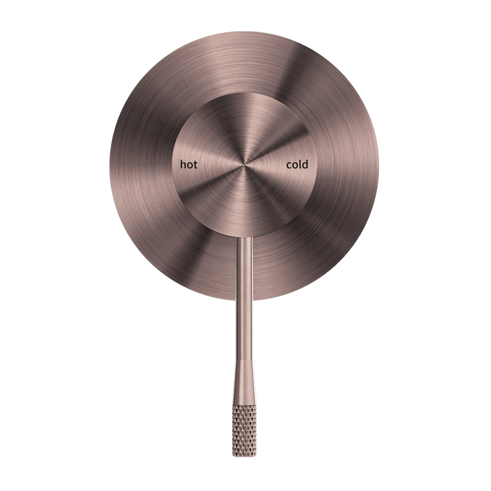 Nero Opal Brushed Bronze Shower Wall Mixer