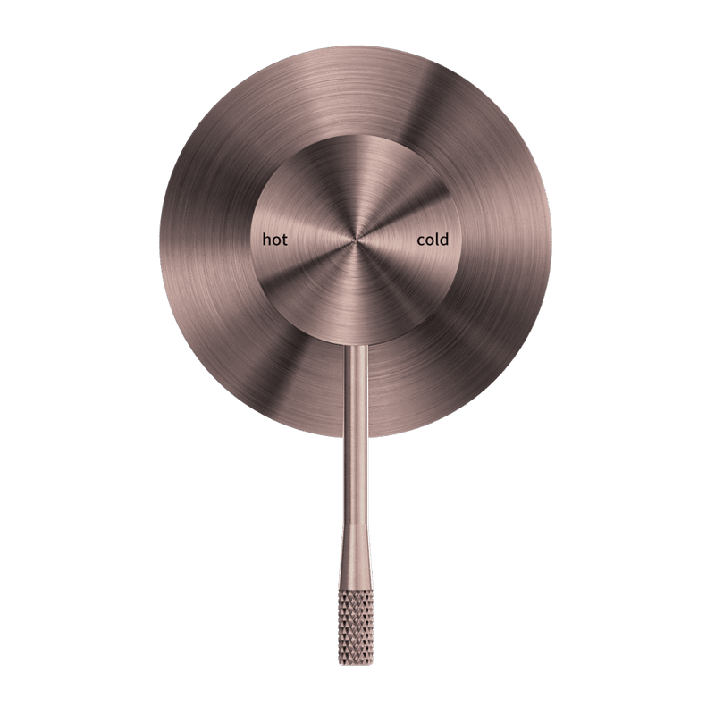 Nero Opal Brushed Bronze Shower Wall Mixer