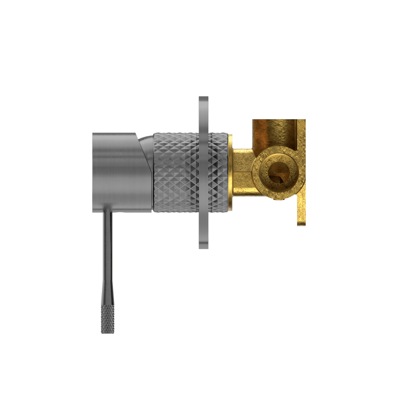 Nero Opal Graphite Gun Metal Shower Wall Mixer