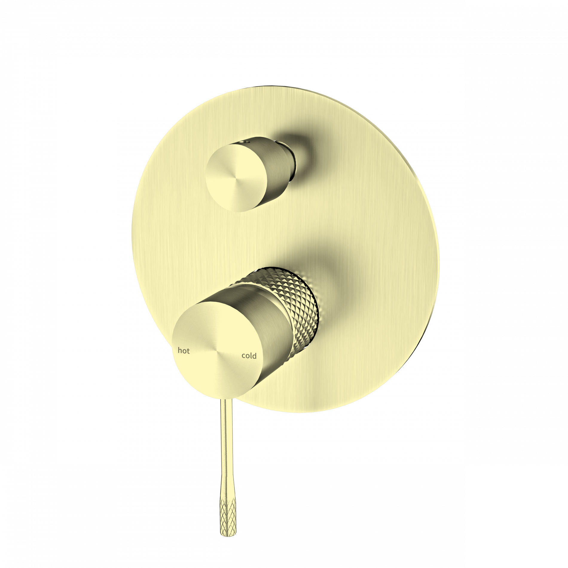 Nero Opal Brushed Gold Shower Mixer with Diverter