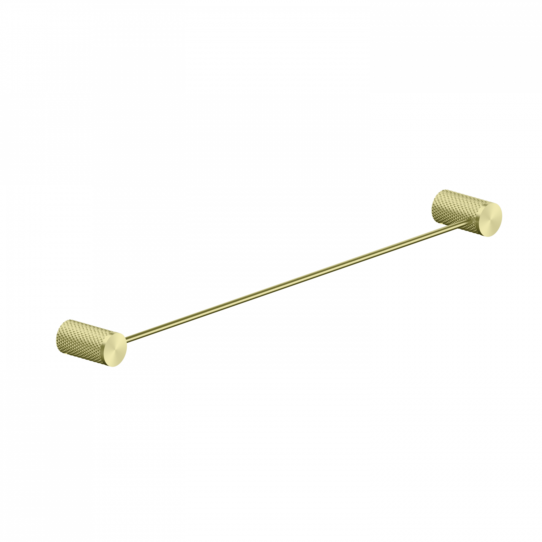 Nero Opal Brushed Gold Single Towel Rail 600mm
