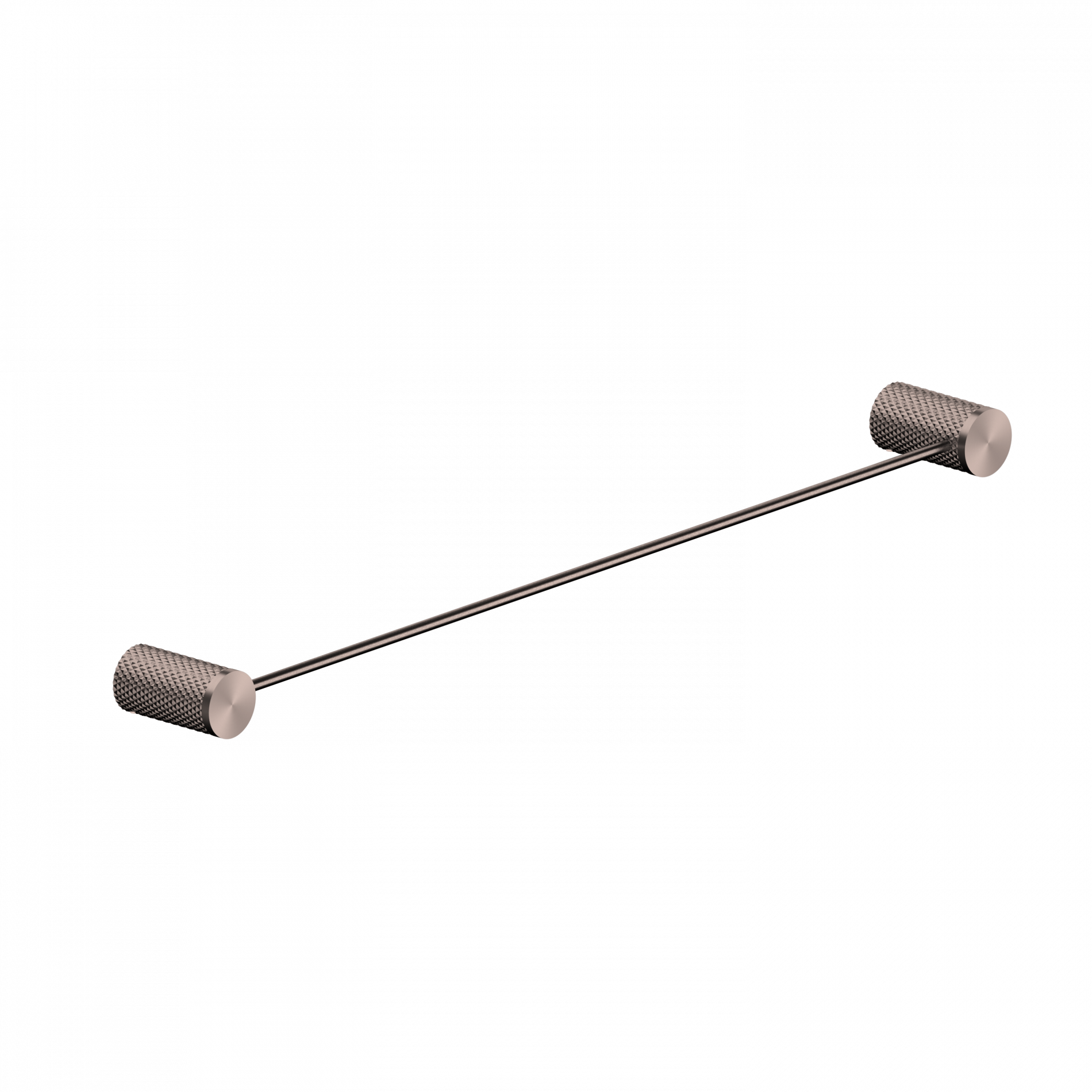 Nero Opal Brushed Bronze Single Towel Rail 600mm