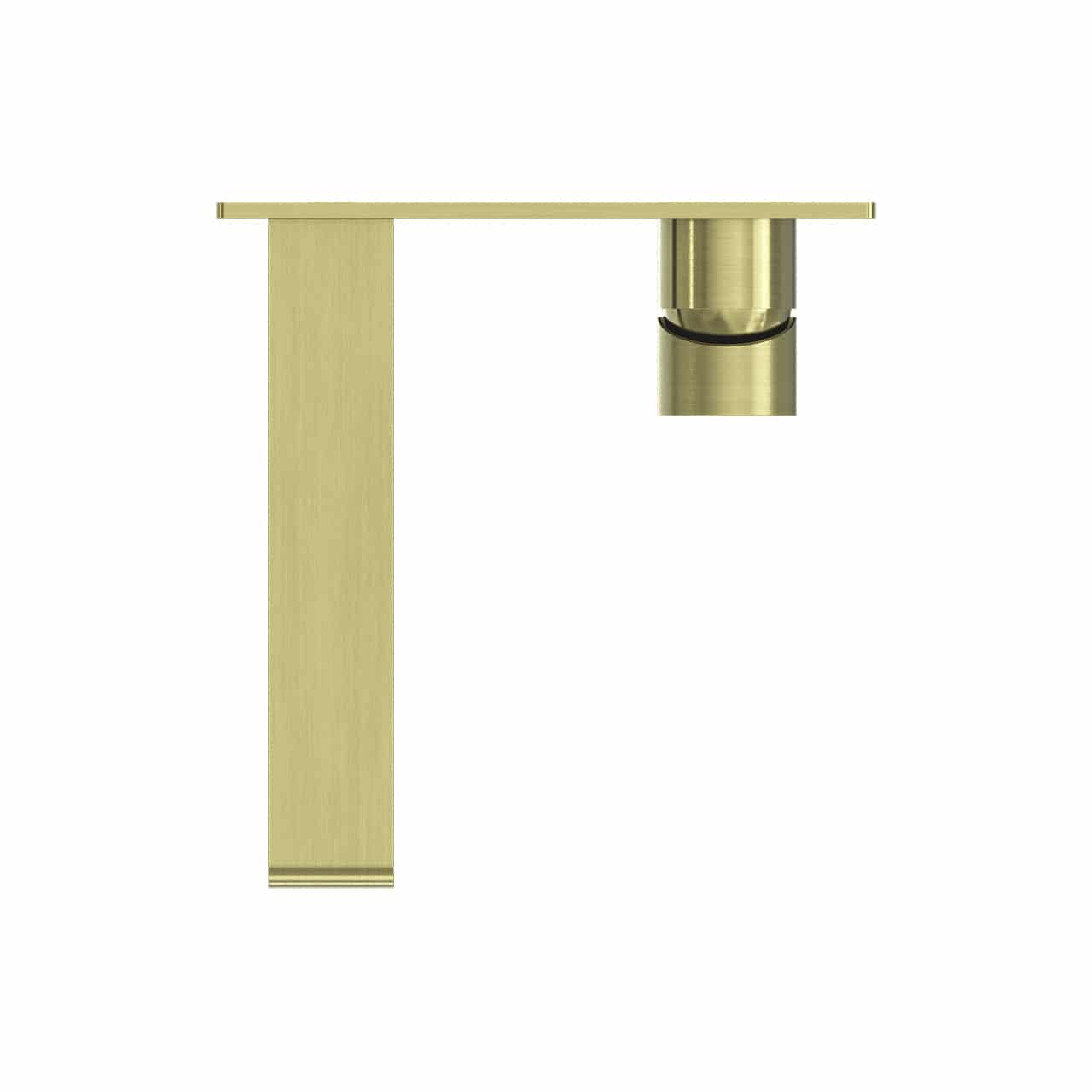 Nero Bianca Wall Basin Mixer Brushed Gold