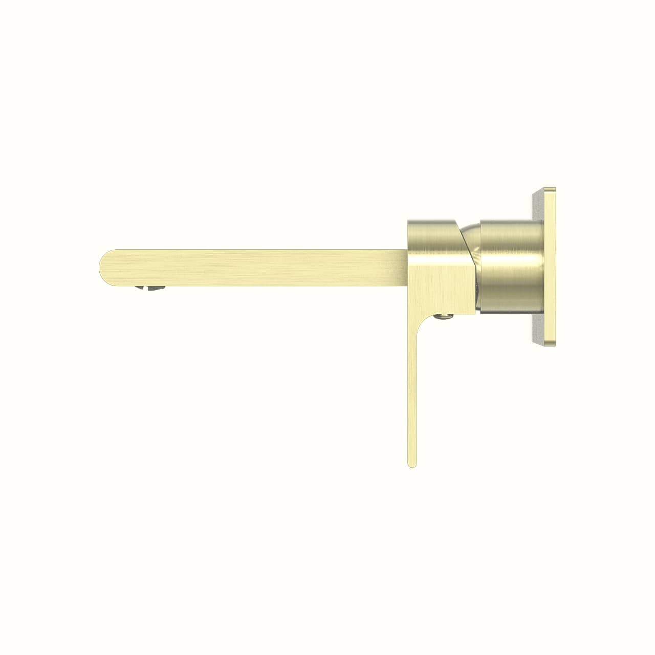 Nero Bianca Wall Basin Mixer Brushed Gold