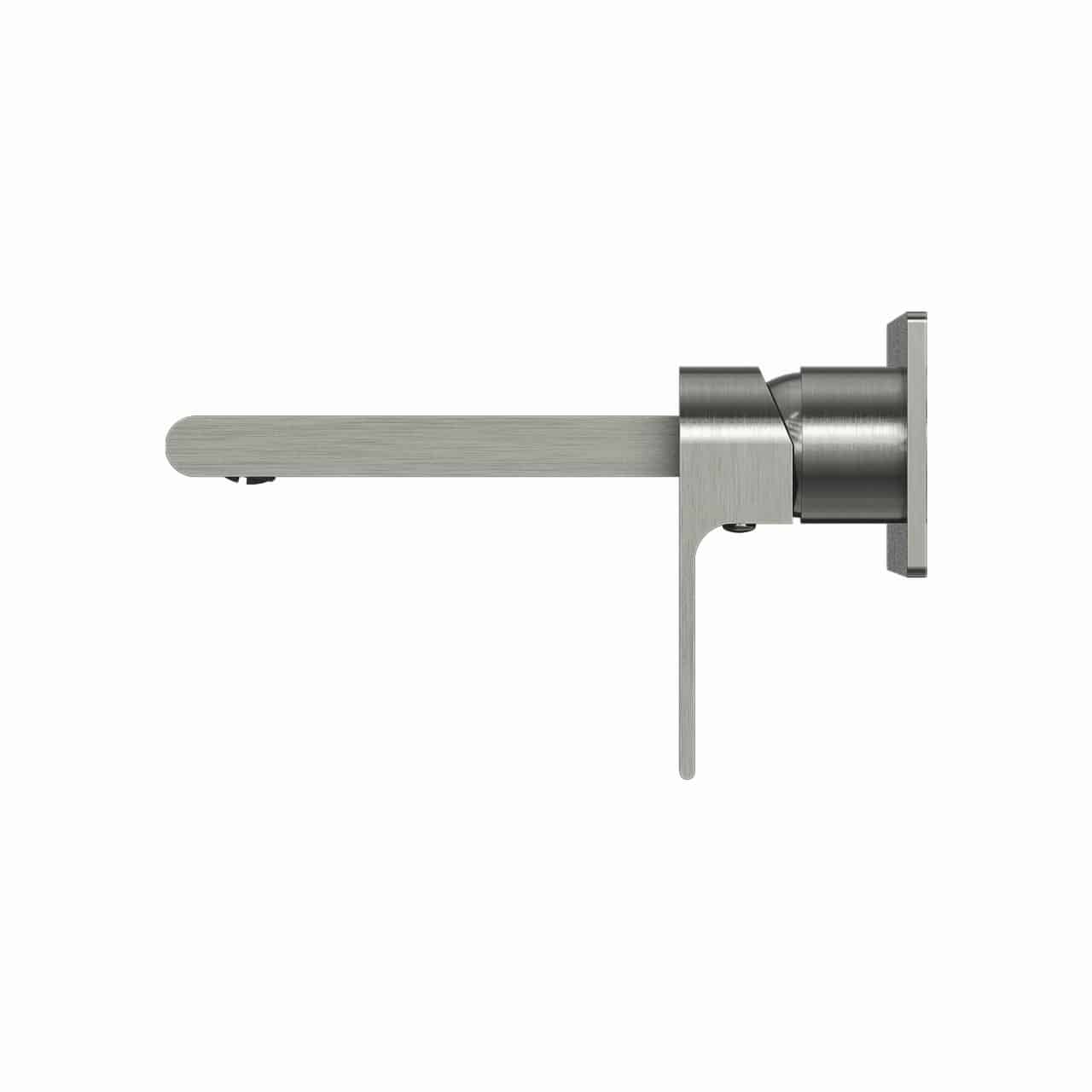 Nero Bianca Wall Basin Mixer Gun Metal Grey