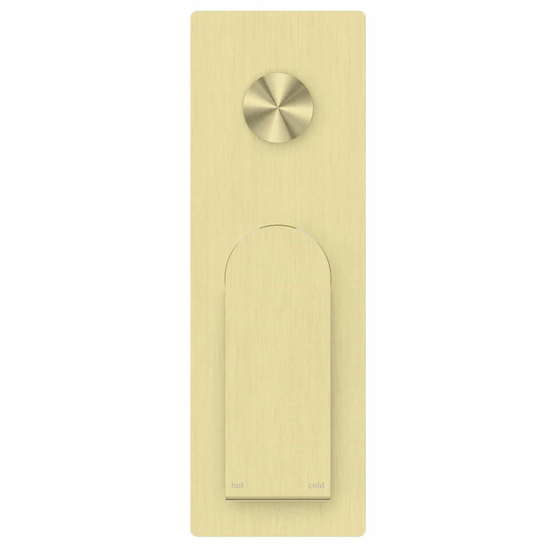 Nero Bianca Shower Mixer Diverter Brushed Gold