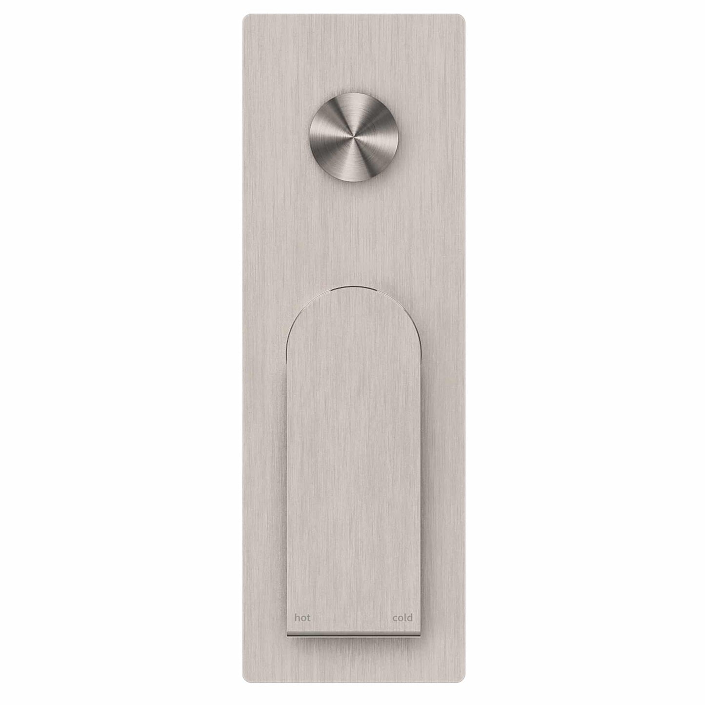 Nero Bianca Shower Mixer Diverter Brushed Nickel