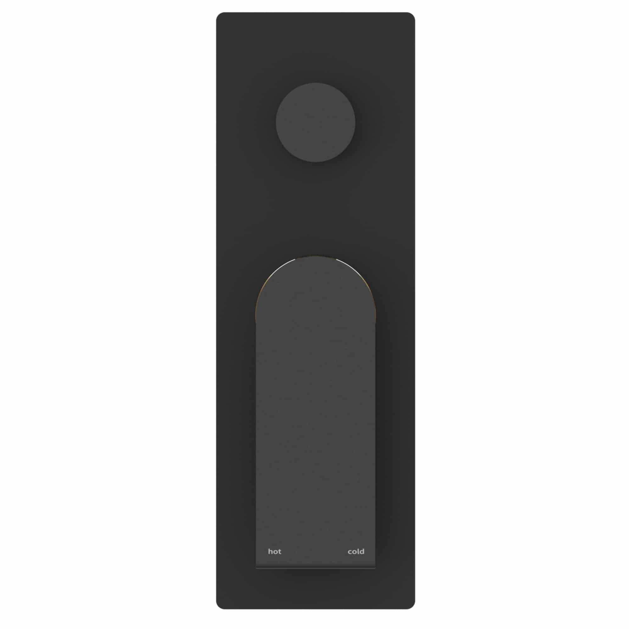 Nero Bianca Shower Mixer Diverter Matte Black