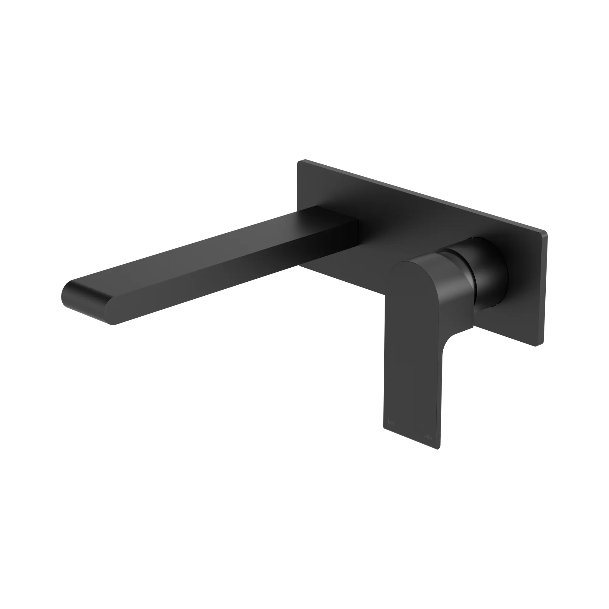 Nero Bianca Wall Basin Mixer Matte Black