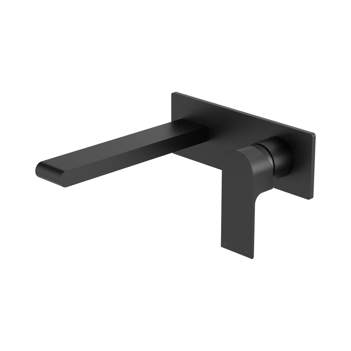 Nero Bianca Wall Basin Mixer Matte Black
