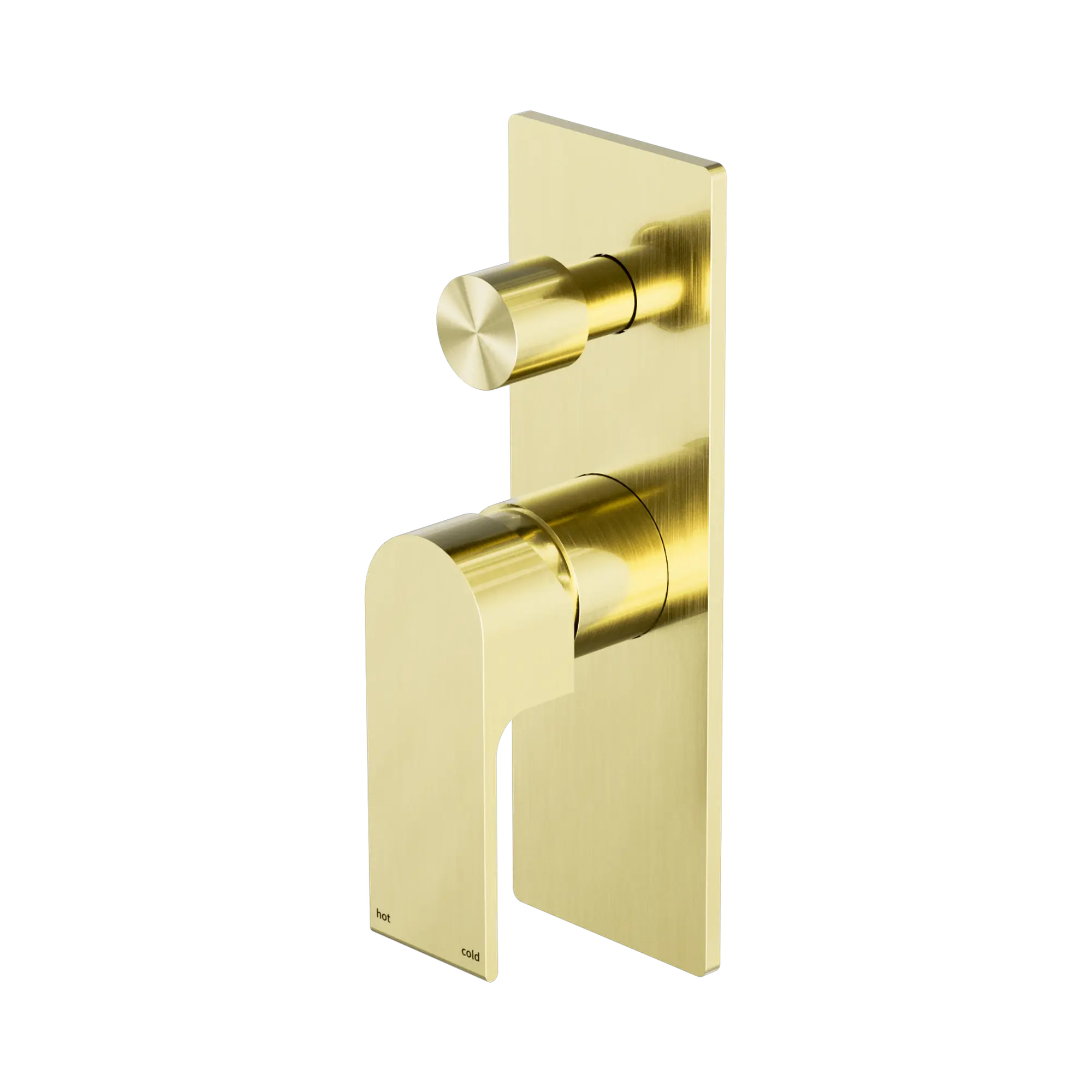 Nero Bianca Shower Mixer Diverter Brushed Gold