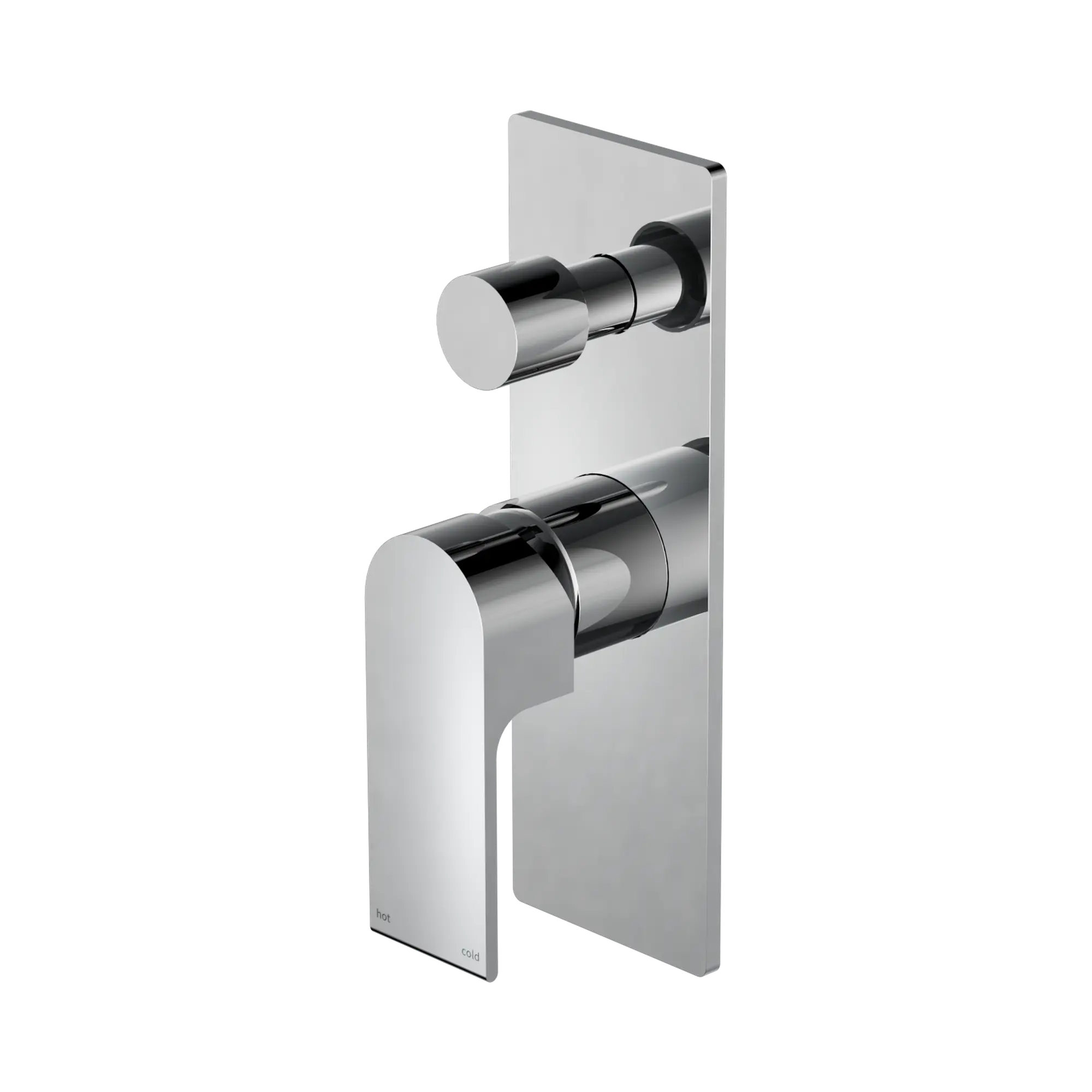 Nero Bianca Shower Mixer Diverter Chrome
