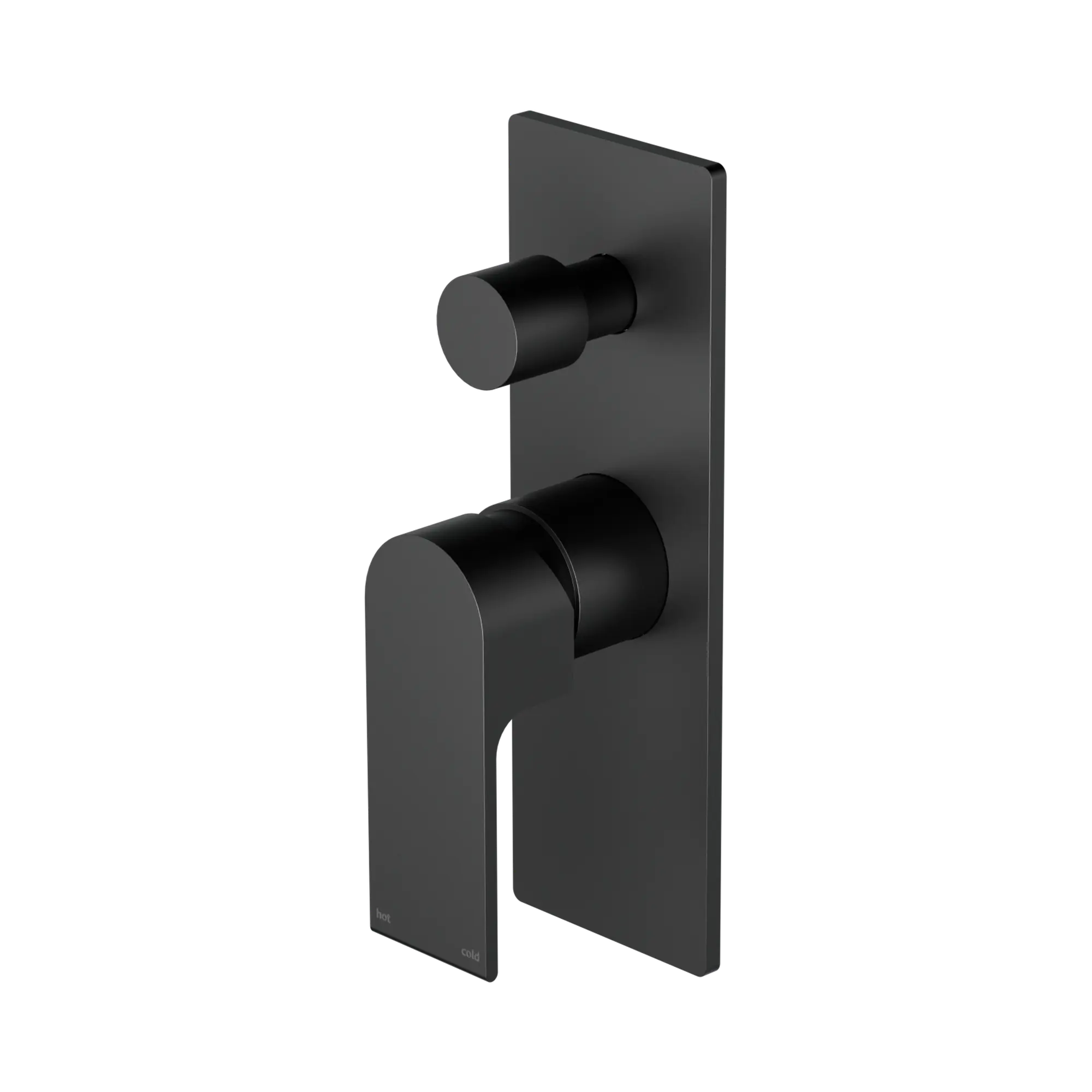 Nero Bianca Shower Mixer Diverter Matte Black