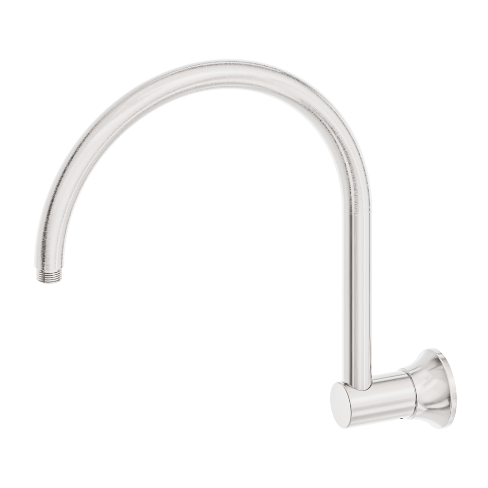 Nero York Shower Arm Brushed Nickel