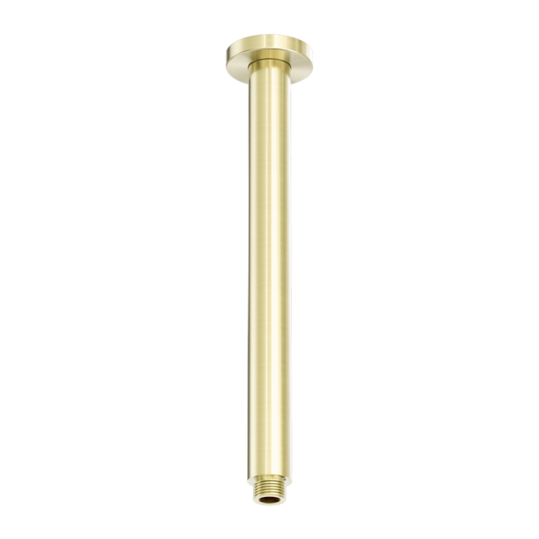 Nero Zen SS316L 300mm Round Ceiling Arm Brushed Gold