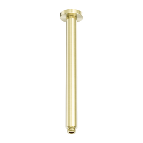 Nero Zen SS316L 300mm Round Ceiling Arm Brushed Gold