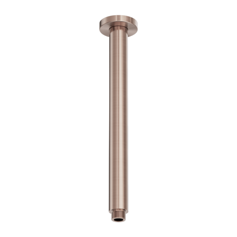 Nero Zen SS316L 300mm Round Ceiling Arm Brushed Bronze