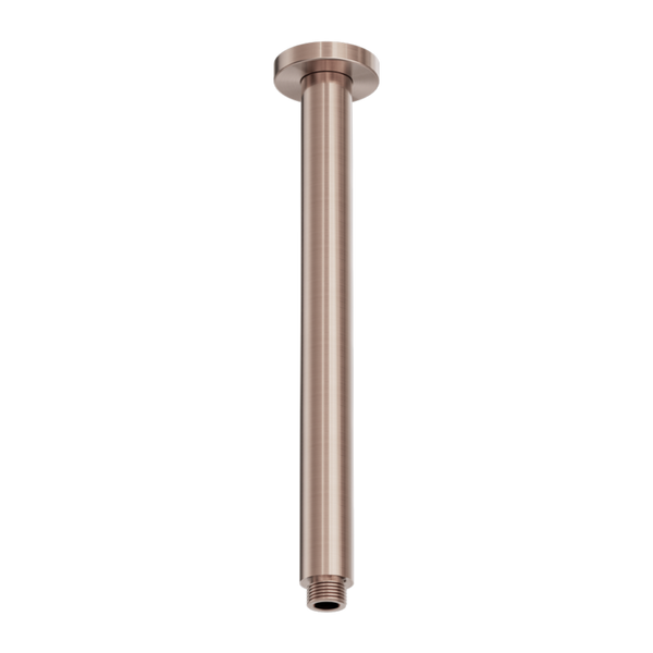 Nero Zen SS316L 300mm Round Ceiling Arm Brushed Bronze