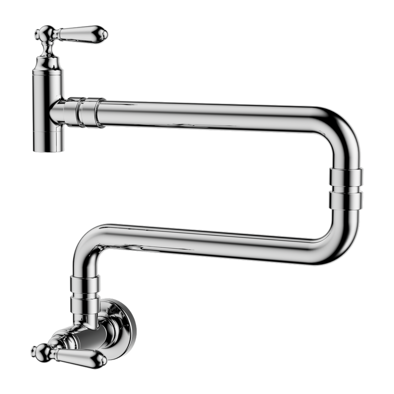 Nero York Wall Mounted Pot Filler Chrome