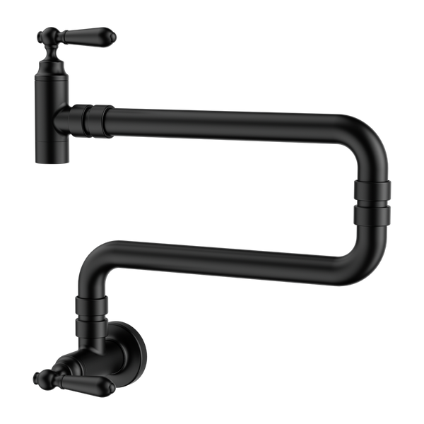 Nero York Wall Mounted Pot Filler Matte Black