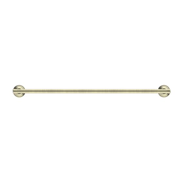 York Federation Single Towel Rail 600mm Aged Brass