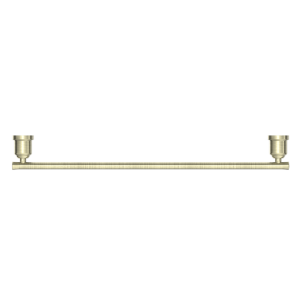 York Federation Single Towel Rail 600mm Aged Brass