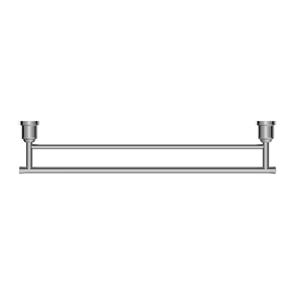York Federation Double Towel Rail 600mm Chrome