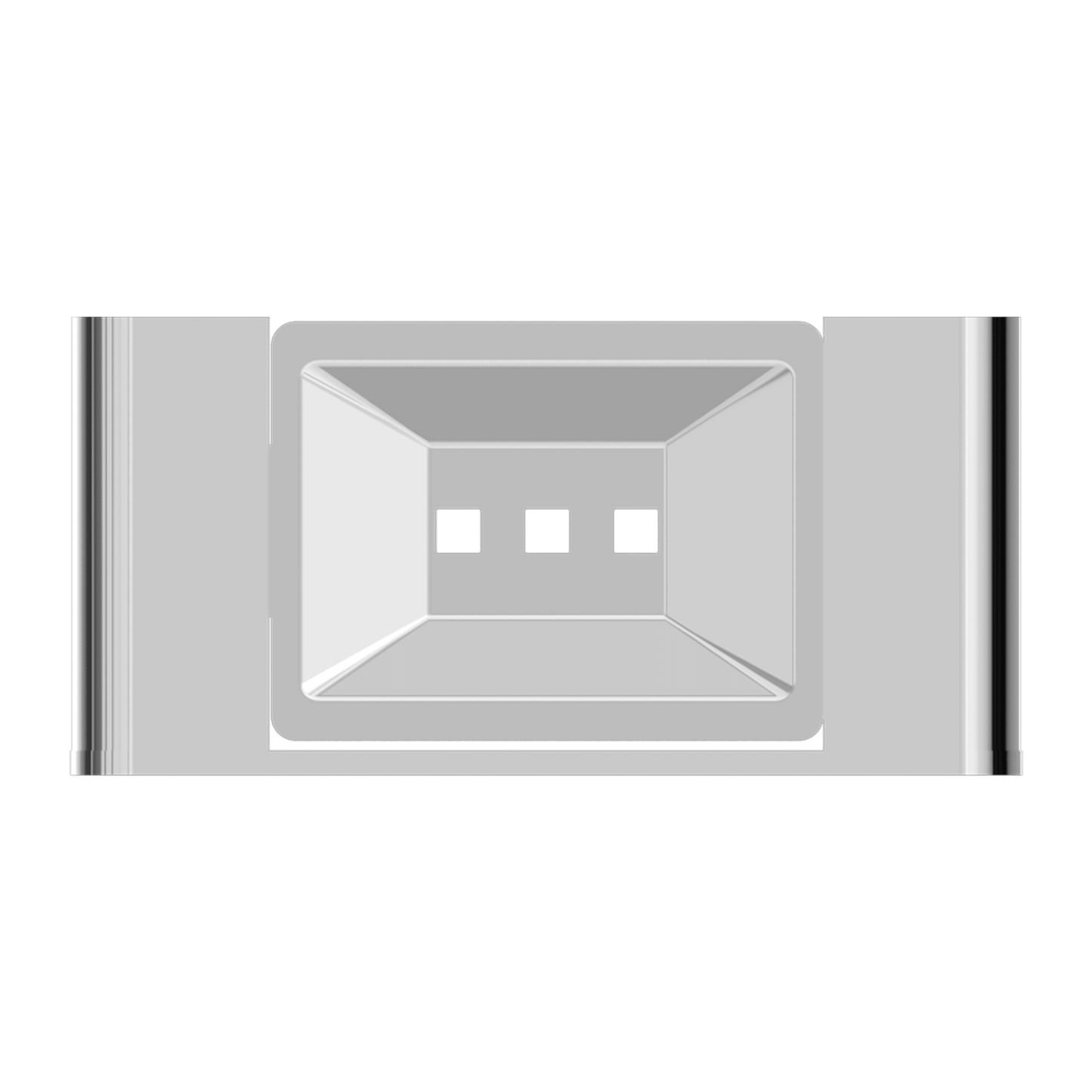 Nero Bianca Soap Dish Chrome