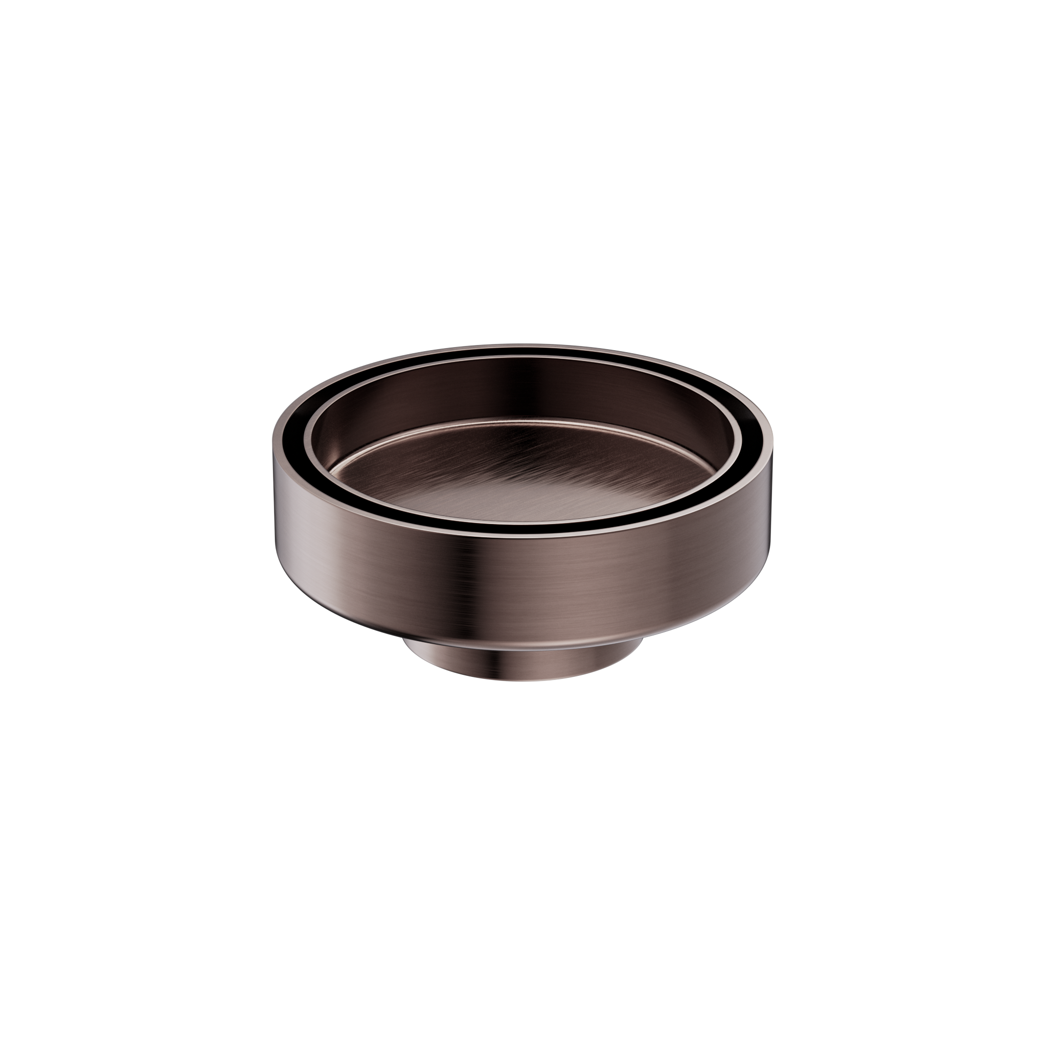 Nero 100mm Round Floor Waste 50mm Outle Brushed Bronze