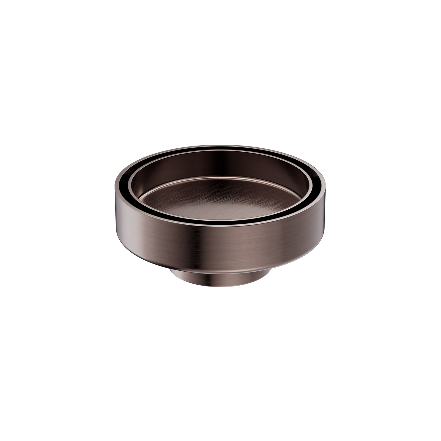 Nero 100mm Round Floor Waste 50mm Outle Brushed Bronze