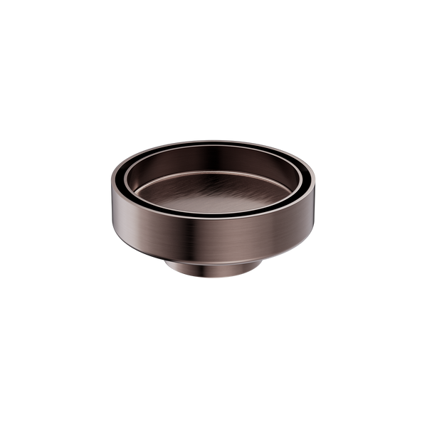 Nero 100mm Round Floor Waste 50mm Outle Brushed Bronze