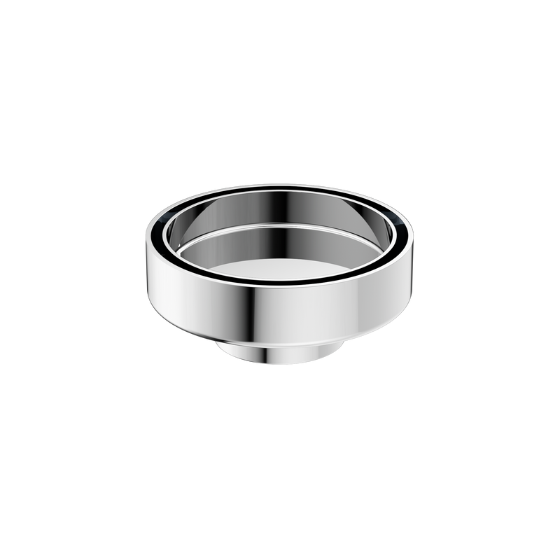 Nero 100mm Round Floor Waste 50mm Outlet Chrome