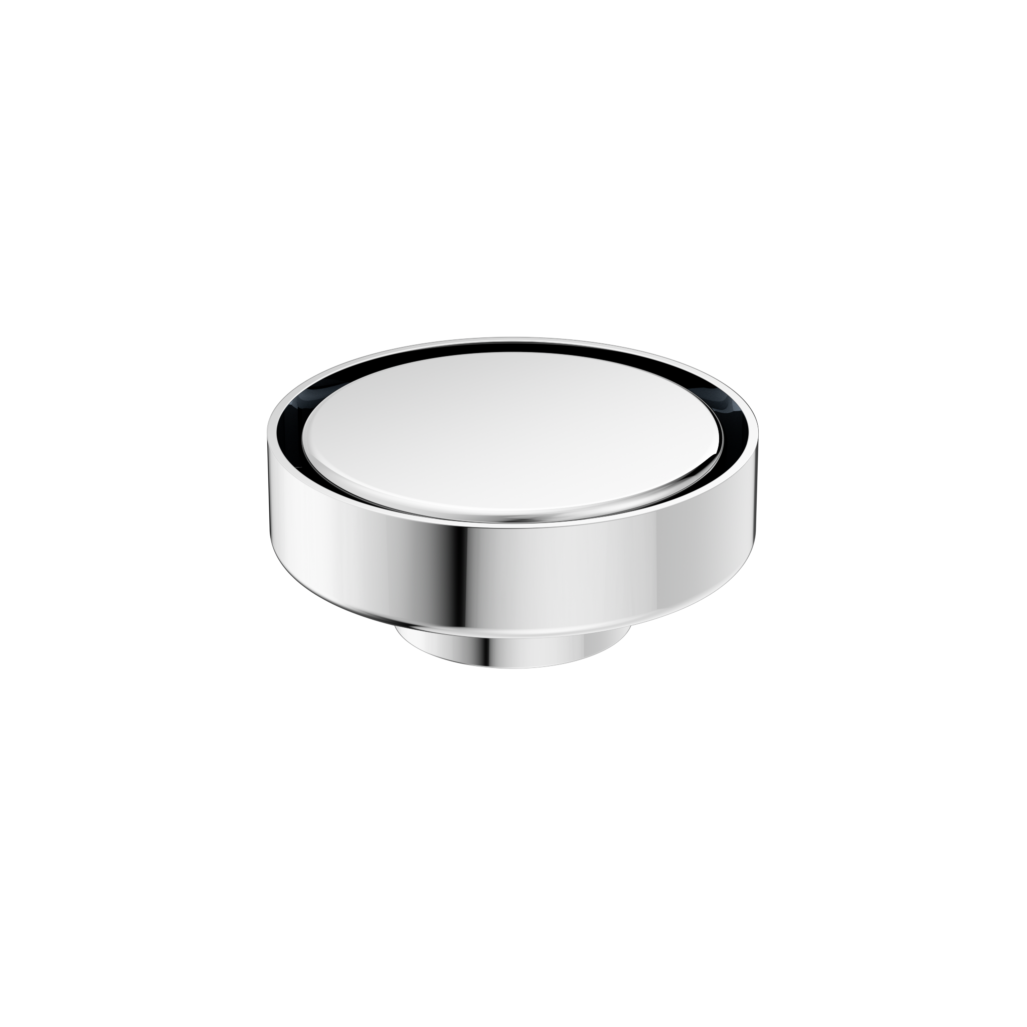 Nero 100mm Round Floor Waste 50mm Outlet Chrome