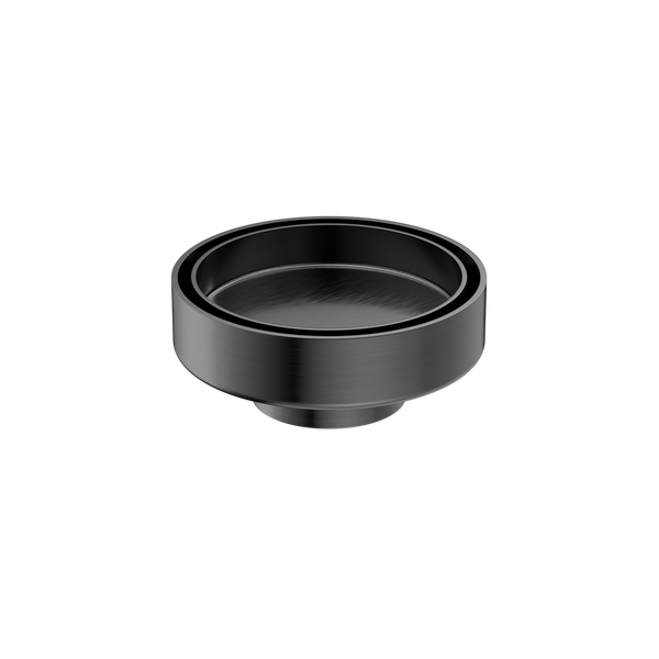 Nero 100mm Round Floor Waste 50mm Outlet Gun Metal
