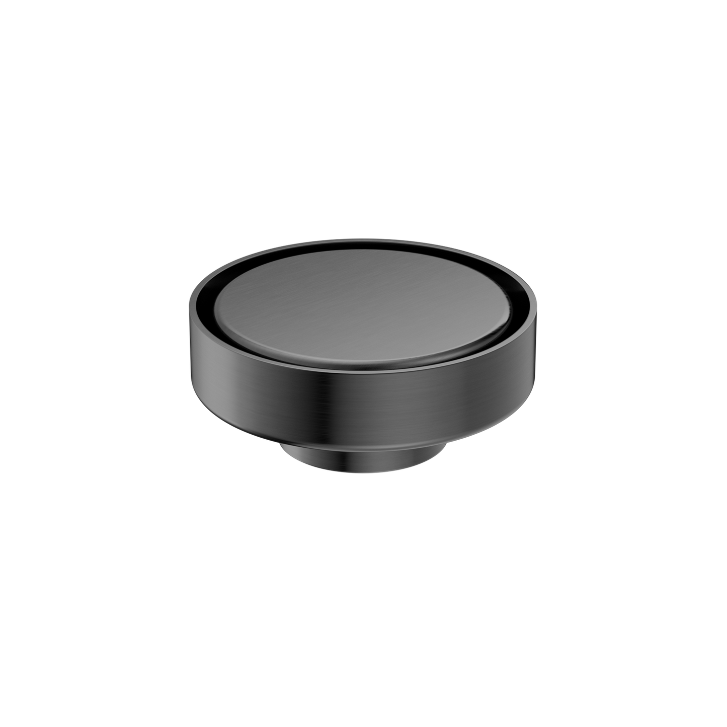 Nero 100mm Round Floor Waste 50mm Outlet Gun Metal