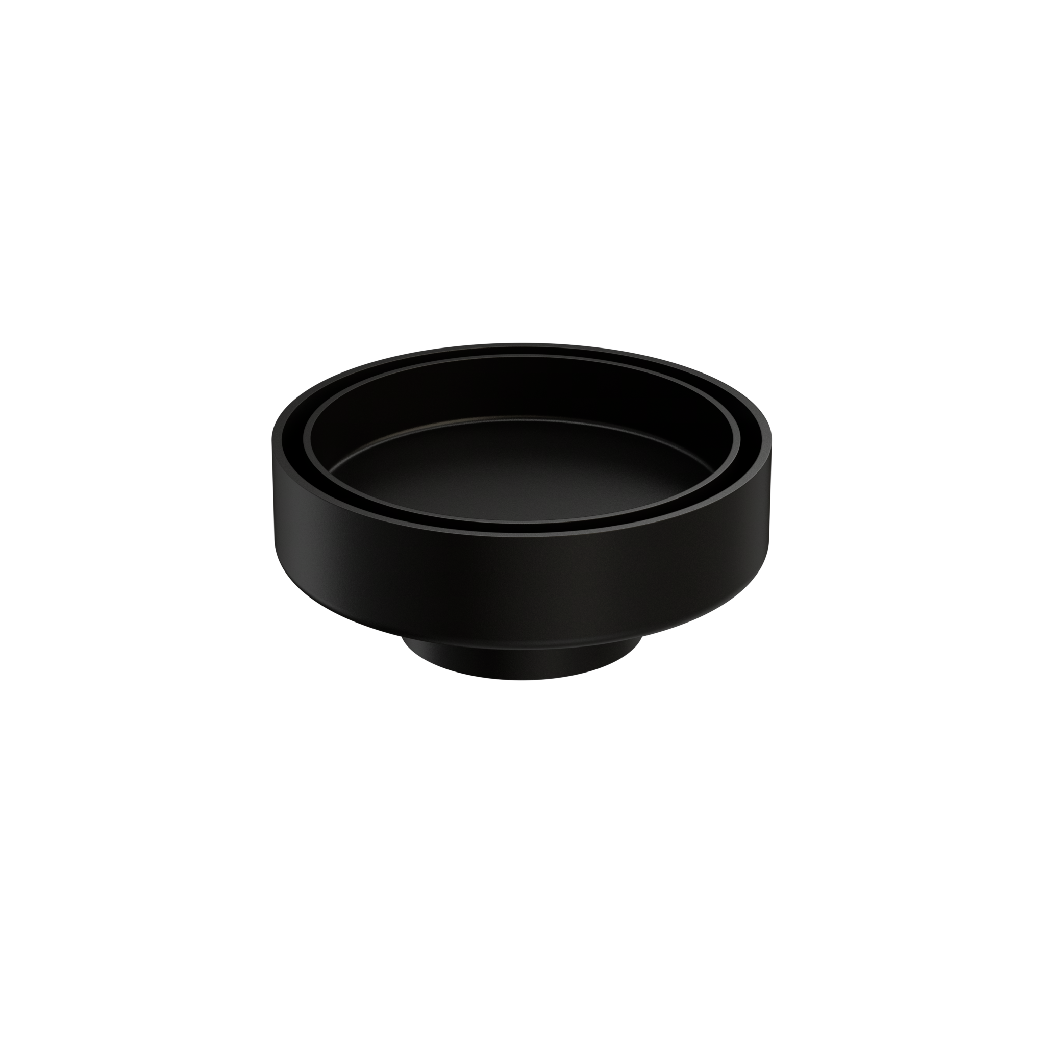 Nero 100mm Round Floor Waste 50mm Outlet Matte Black
