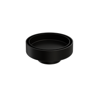 Nero 100mm Round Floor Waste 50mm Outlet - Matte Black