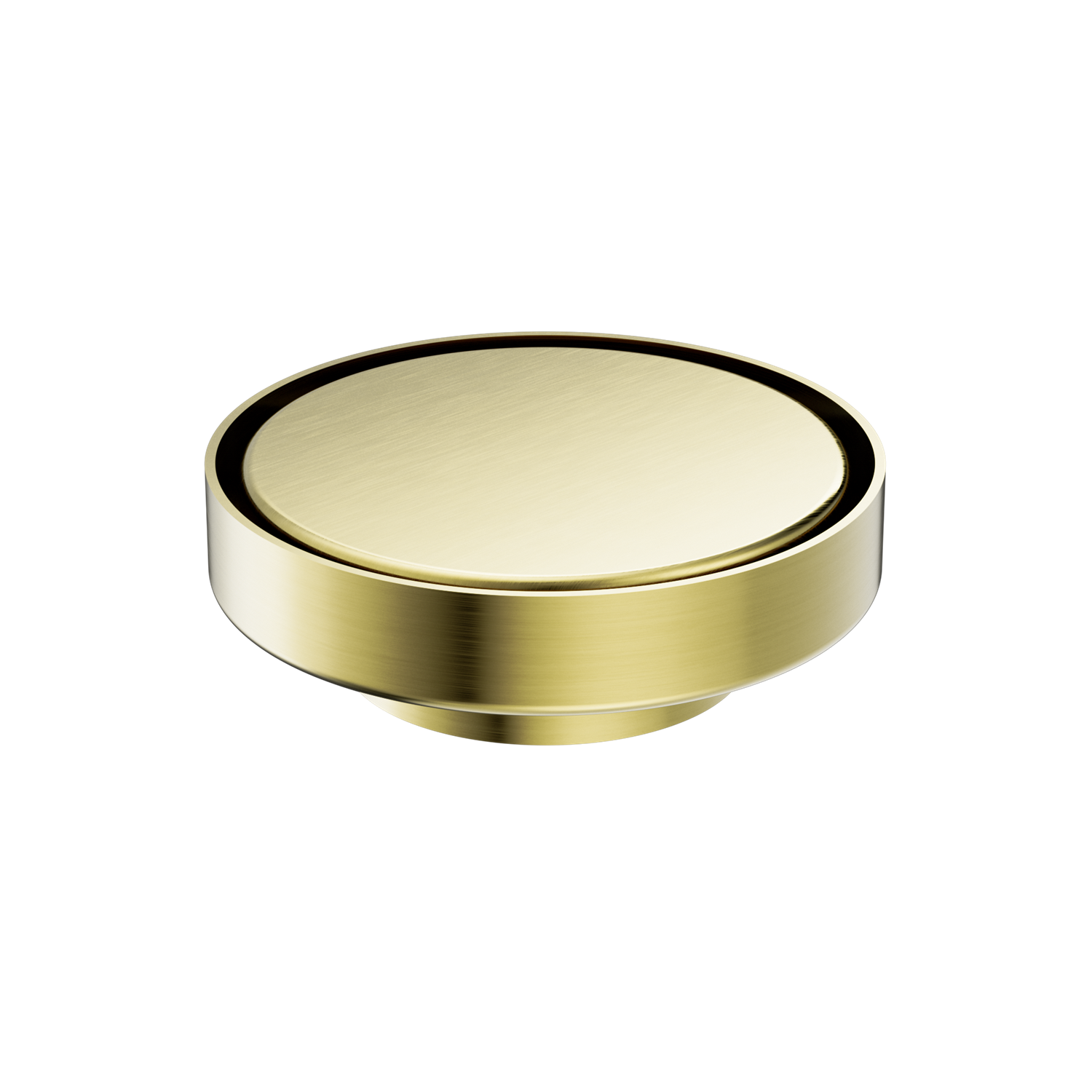 Nero 130mm Round Floor Waste 80mm Outlet Brushed Gold