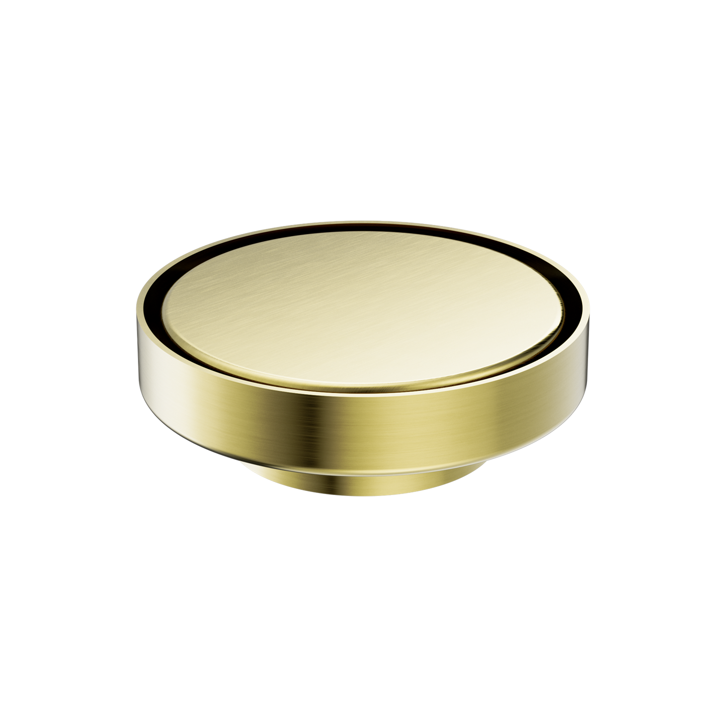 Nero 130mm Round Floor Waste 80mm Outlet Brushed Gold