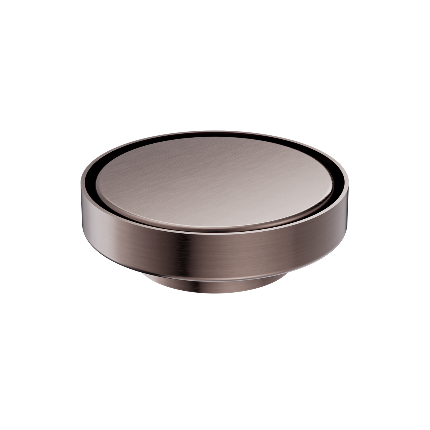 Nero 130mm Round Floor Waste 80mm Outlet Brushed Bronze