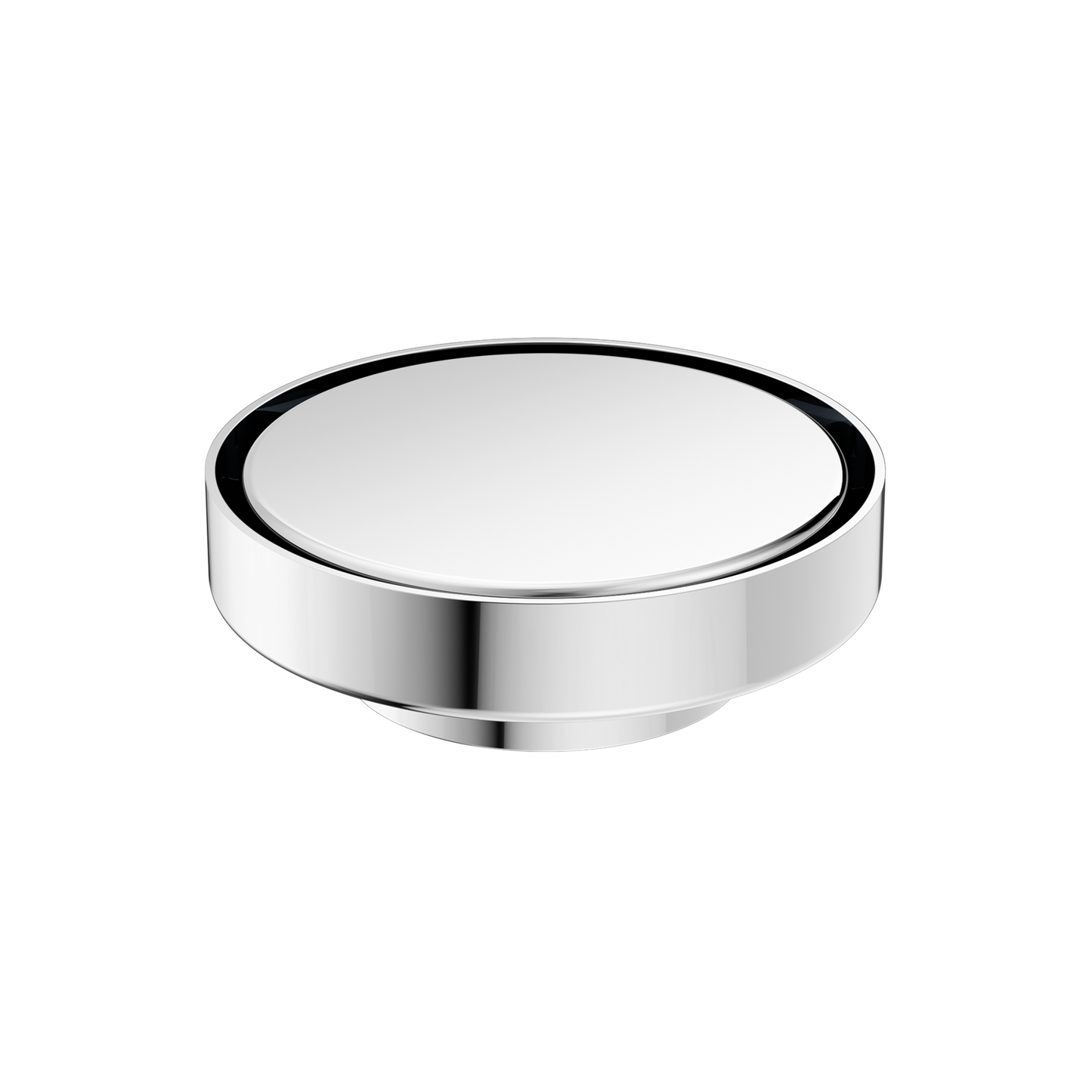 Nero 130mm Round Floor Waste 80mm Outlet Chrome