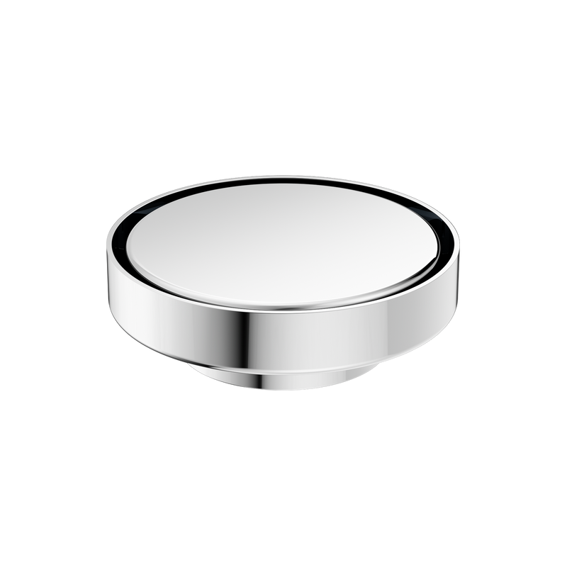 Nero 130mm Round Floor Waste 80mm Outlet Chrome