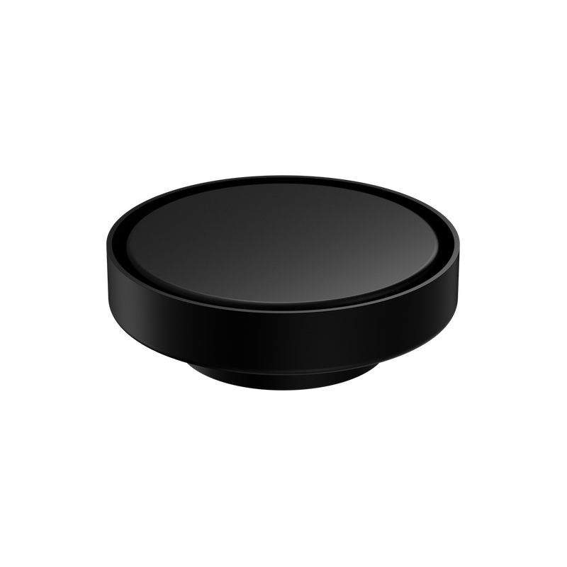 Nero 130mm Round Floor Waste 80mm Outlet Matte Black