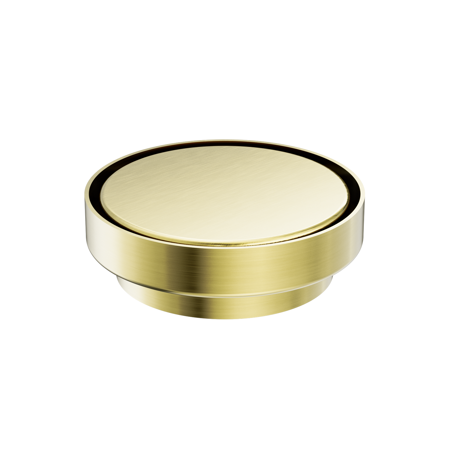 Nero 130mm Round Floor Waste 100mm Outlet Brushed Gold