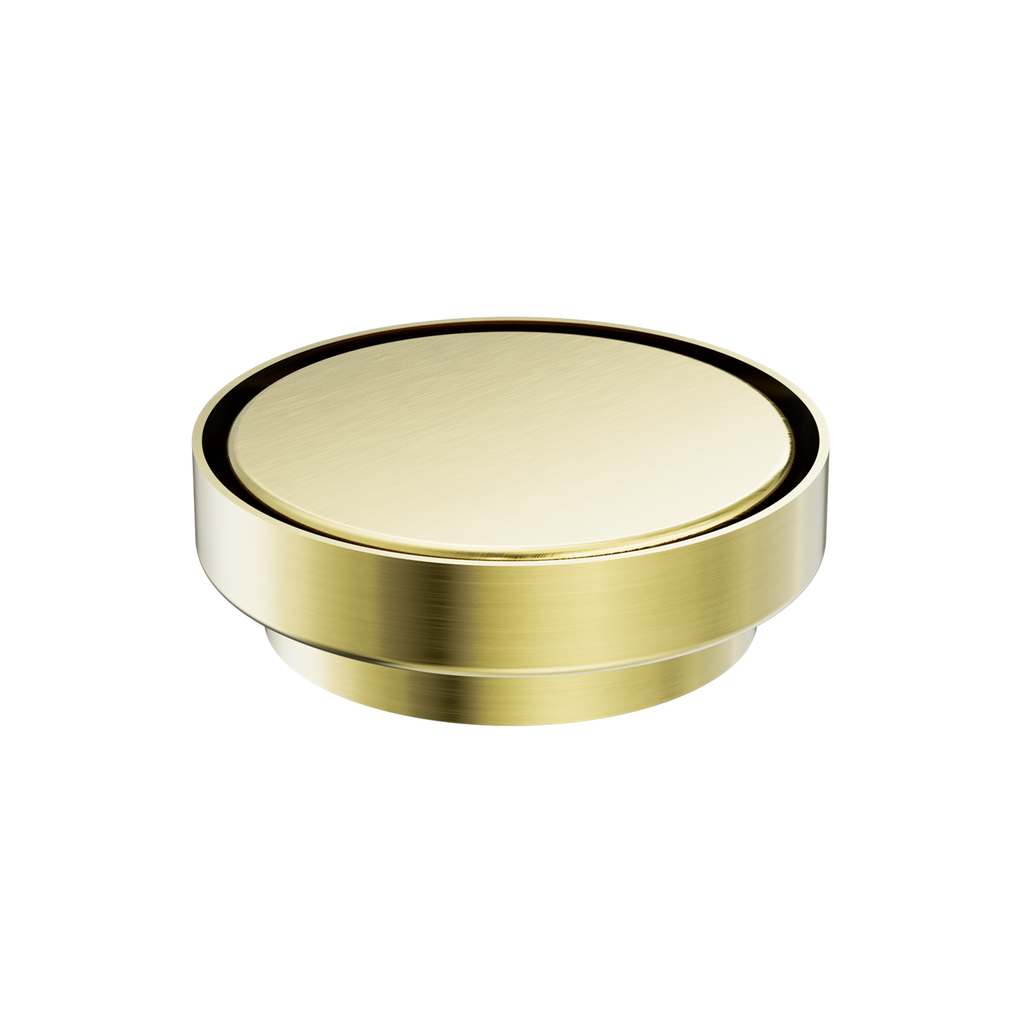 Nero 130mm Round Floor Waste 100mm Outlet Brushed Gold