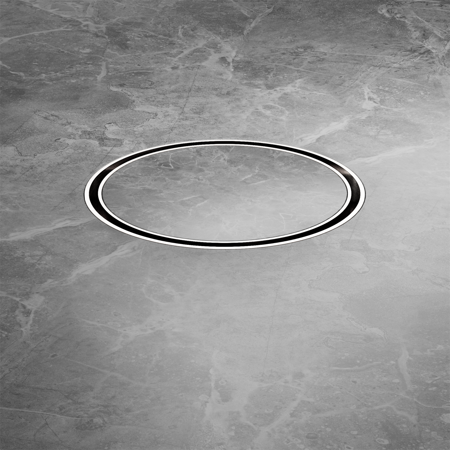Nero 130mm Round Floor Waste 100mm Outlet Brushed Nickel