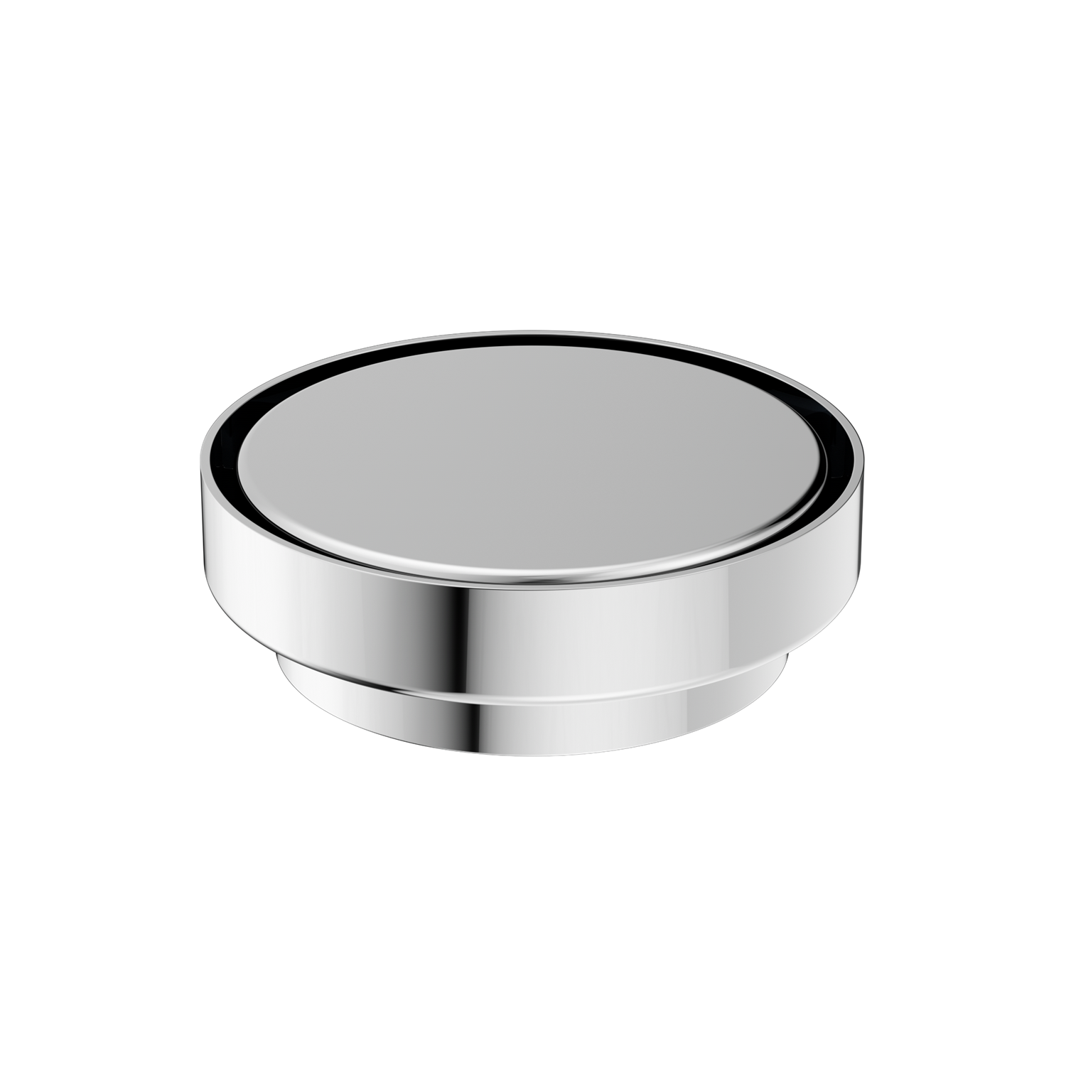 Nero 130mm Round Floor Waste 100mm Outlet Chrome